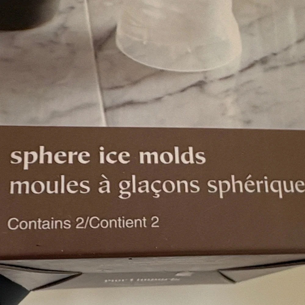 Pier one Tovolo Ice Mold Set in Gray and Clear